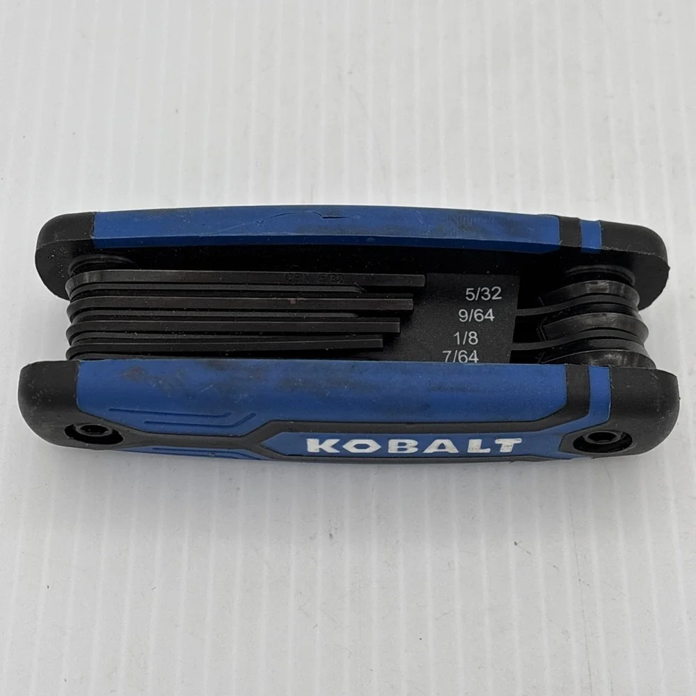 New Kobalt 8-key Standard (Sae) Folding Hex Key Pack Standard Set